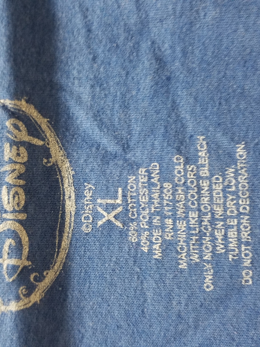 Beauty and the Beast Girls' Blue Graphic Tee - Picture 2 of 8